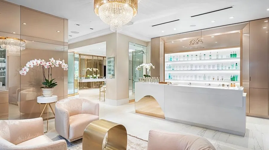 Modern med spa interior — the standard a medical spa website design has to live up to